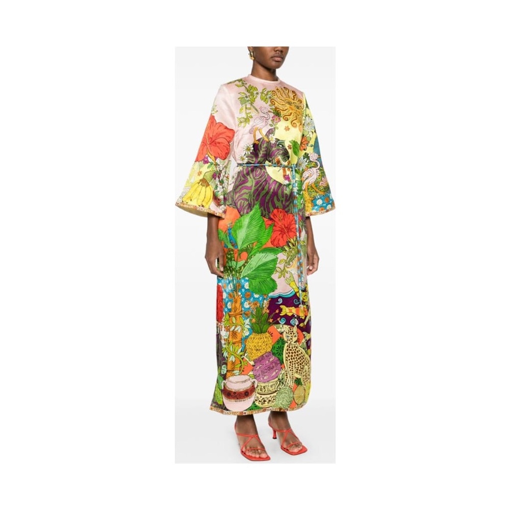 Alemais Tiger Midi Dress - Picture 3 of 6